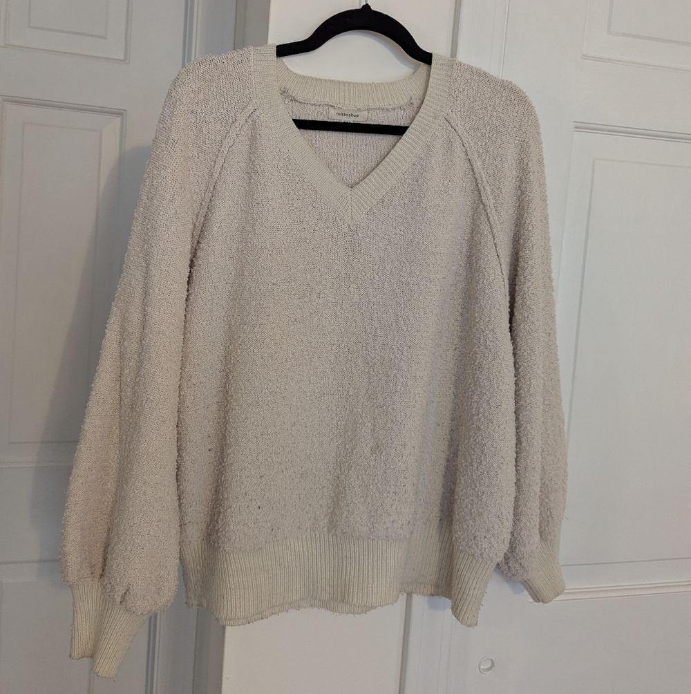 Cream Bouclé Seater